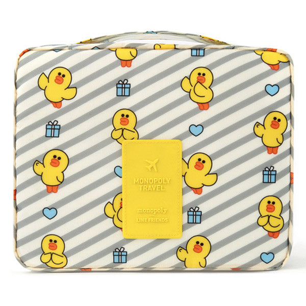 Line friends travel mesh multi pouch bag packing organizer