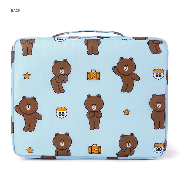 Back - travel mesh multi large pouch bag packing organizer