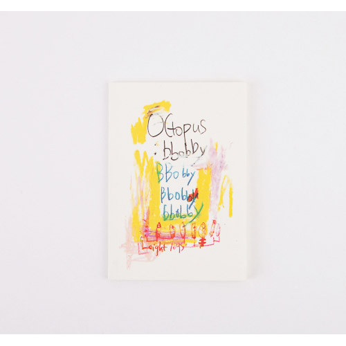 Octopus bbobby illustration small plain notebook