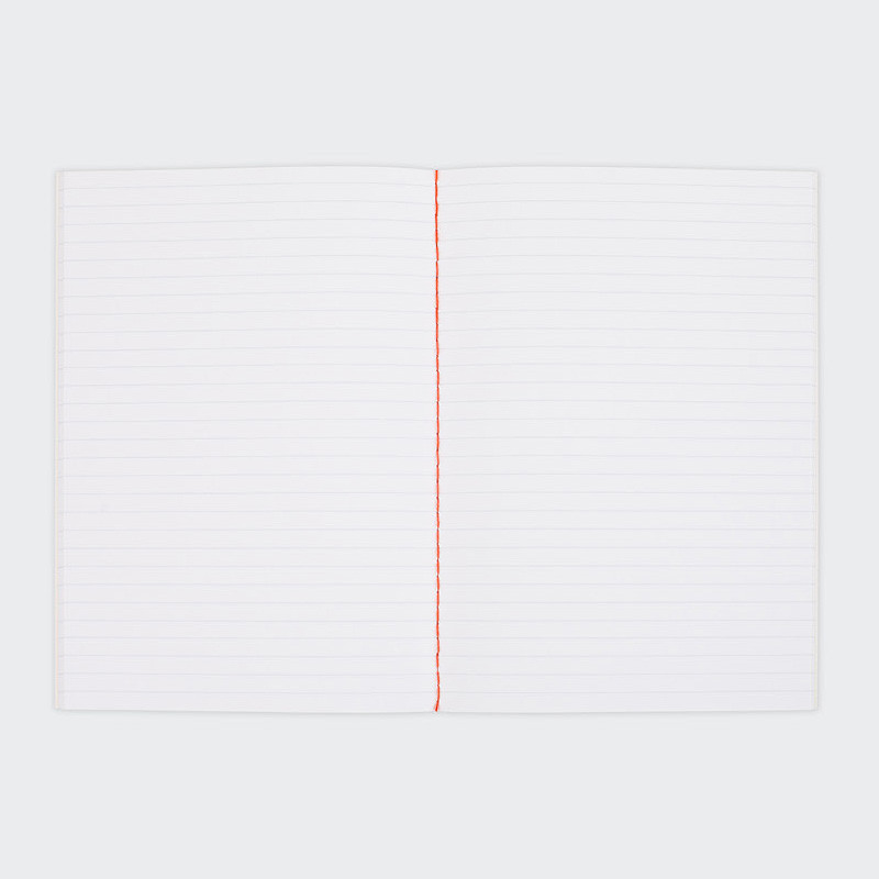 Diamond pattern sewn bound A5 lined notebook 