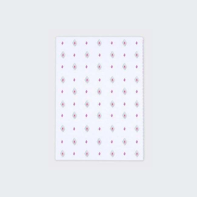 Campus pattern B6 lined notebook