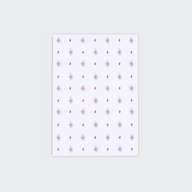 Campus pattern B6 lined notebook