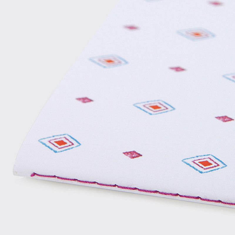 Detail of Campus pattern B6 lined notebook