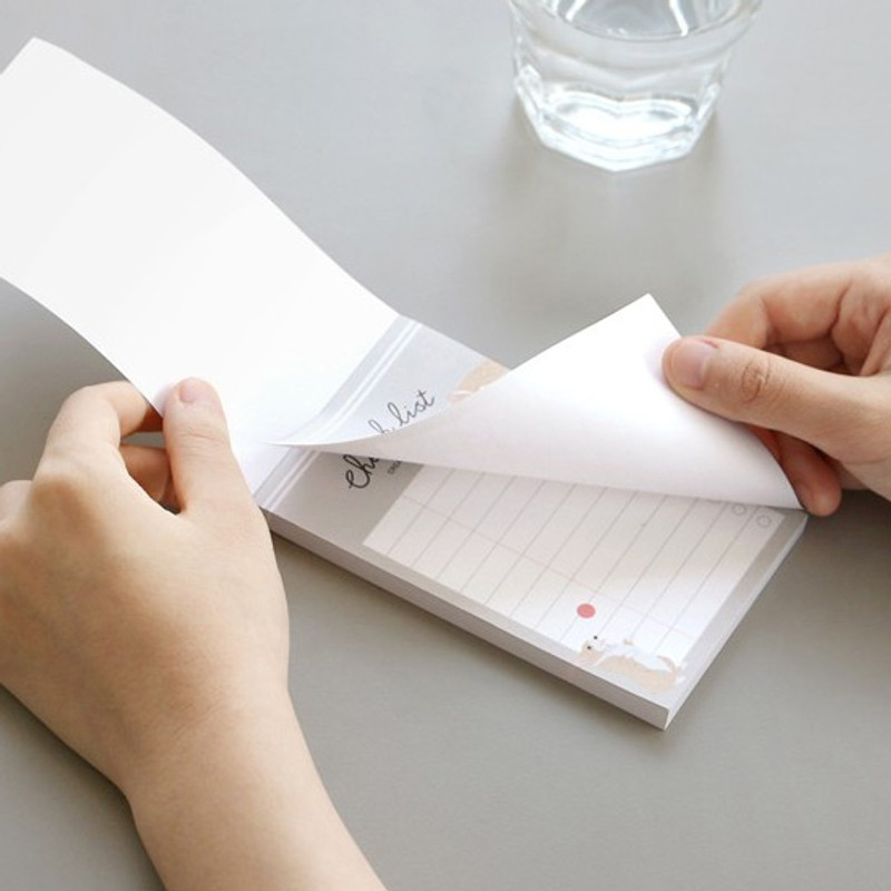 Easy tear out - Becoming pattern checklist notepad