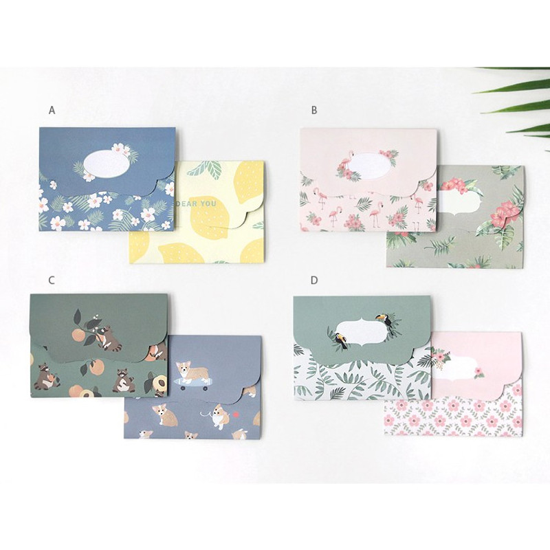 From letter paper and envelope set From letter paper and envelope set