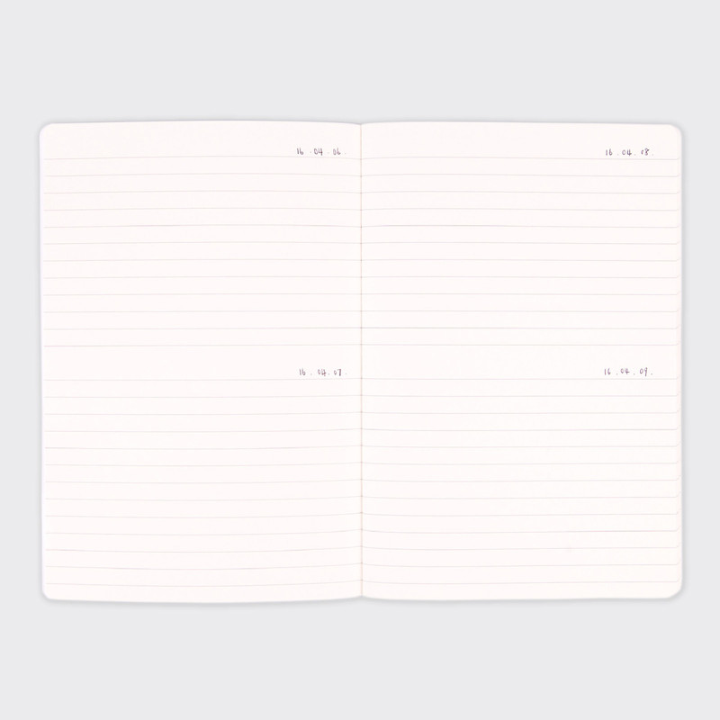 Misty dawn A5 lined notebook