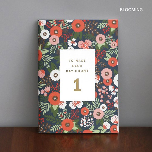 Blooming - Becoming 1 month undated planner scheduler 