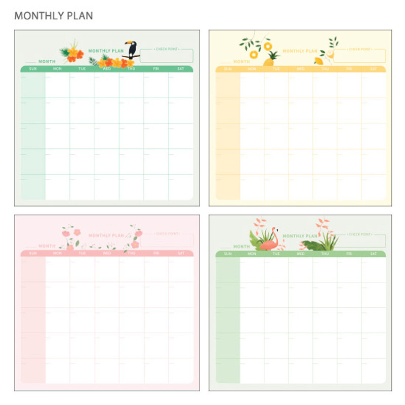 Monthly plan - Last 100 days spiral undated planner Monthly plan - Last 100 days spiral undated planner