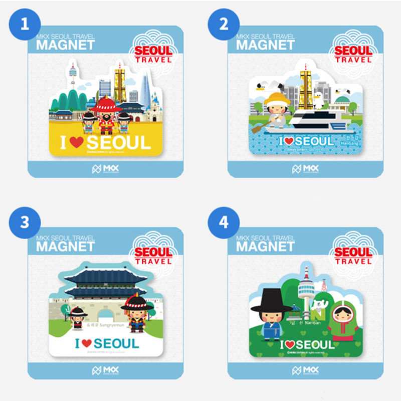 Korean Seoul travel magnet