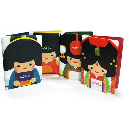 Korea traditional RFID blocking passport case