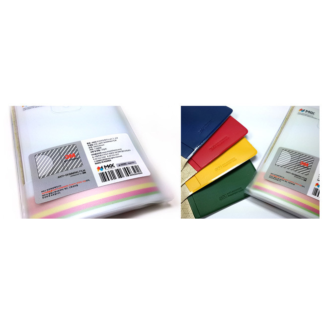 Detail of Korea traditional RFID blocking passport case