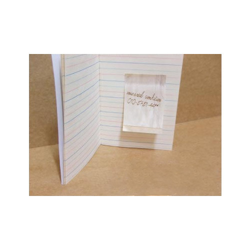  Natural sticky memo notes set