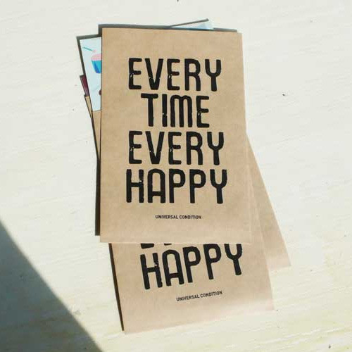 Happy time postcard envelope set