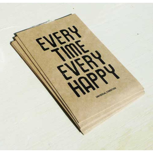 Happy time postcard envelope set