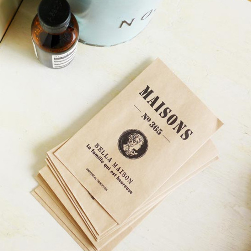 Bella maison postcard envelope set