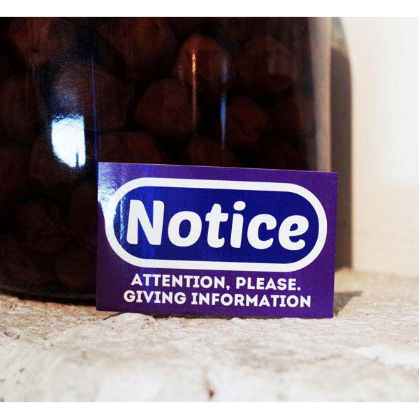 Usage Example of UNIVERSAL CONDITION Retro Mini Sign Decorative Sticker Set