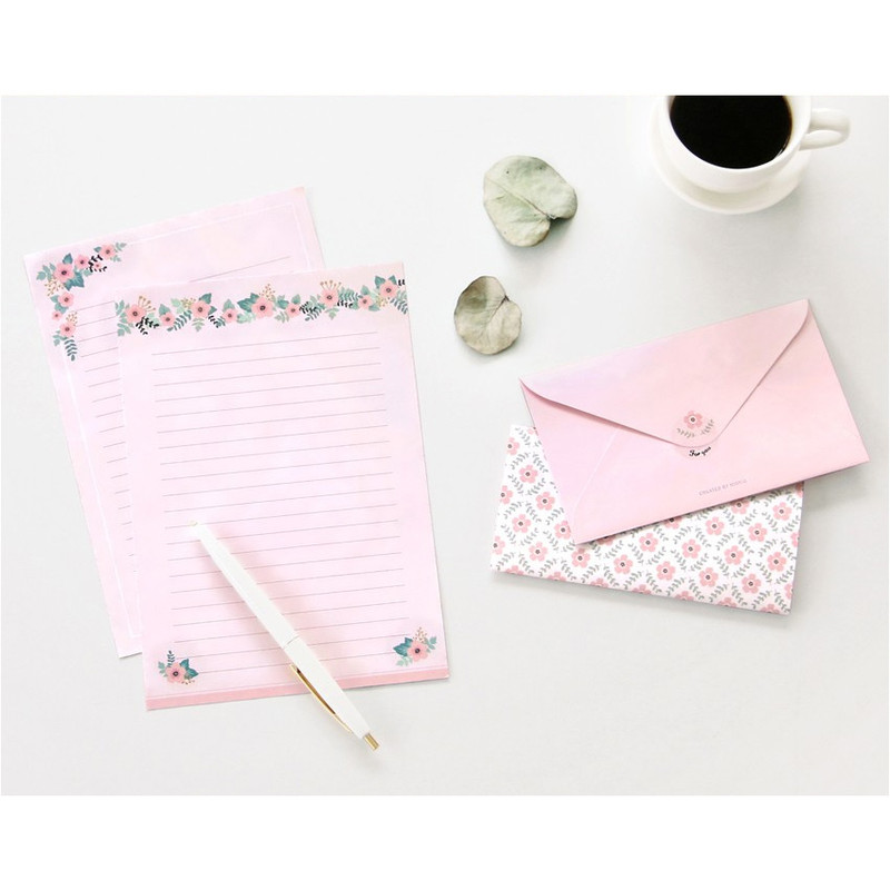 Petal - Pattern letter paper and envelope set for you Petal - Pattern letter paper and envelope set for you