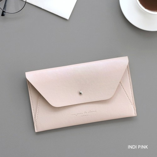 Indi pink - Daily envelope style slim wallet