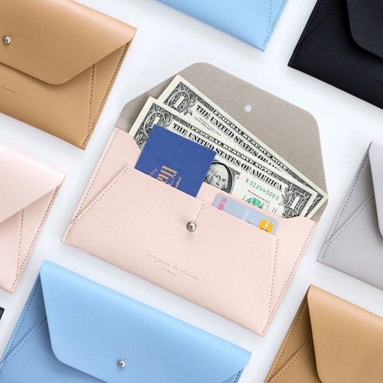 Daily envelope style slim wallet