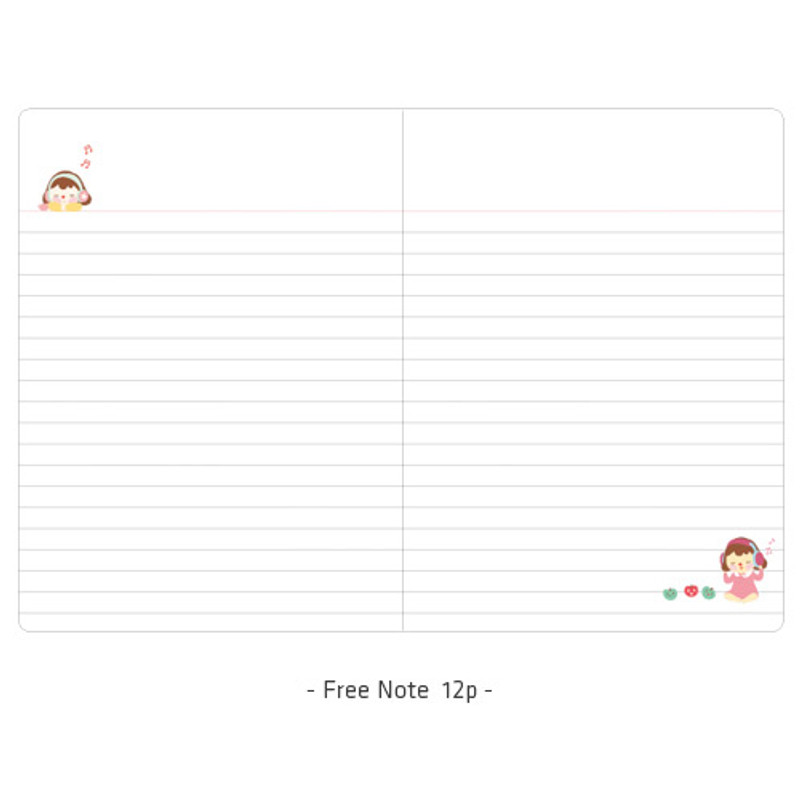 Free note - 2018 Hello coco dated weekly diary scheduler Free note - 2018 Hello coco dated weekly diary scheduler