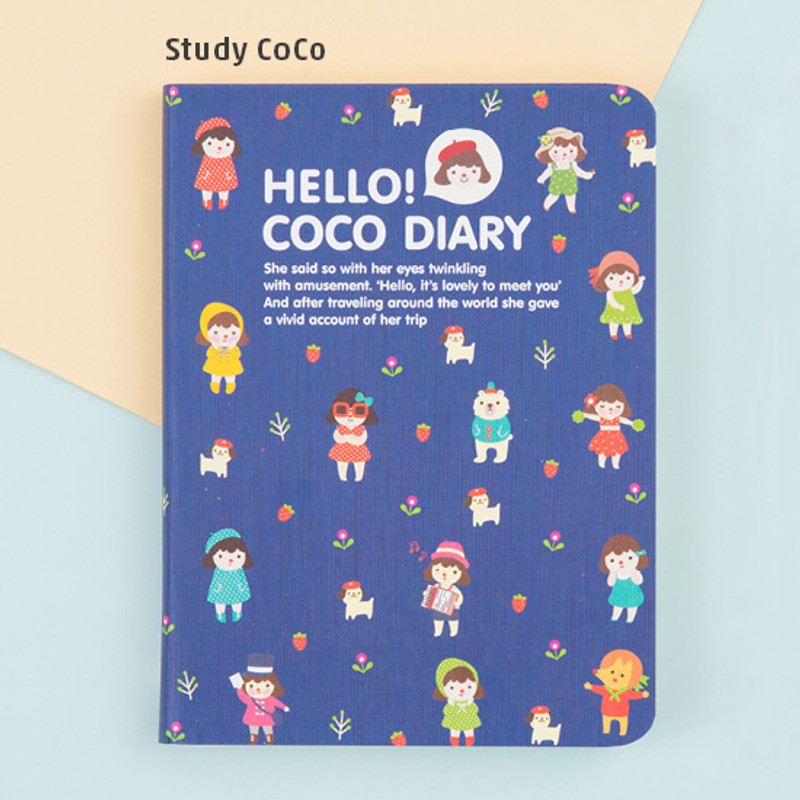 Study coco - 2018 Hello coco dated weekly diary scheduler Study coco - 2018 Hello coco dated weekly diary scheduler