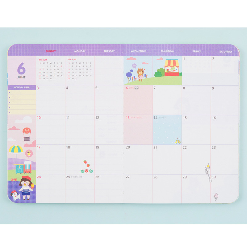 Monthly plan - 2018 Hello coco dated weekly diary scheduler Monthly plan - 2018 Hello coco dated weekly diary scheduler