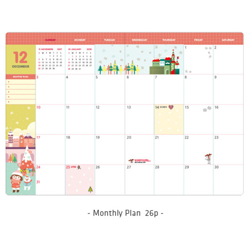 Monthly plan - 2018 Hello coco dated weekly diary scheduler Monthly plan - 2018 Hello coco dated weekly diary scheduler