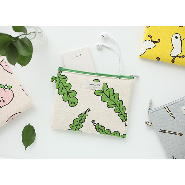 Jam Jam toilon pattern rectangular pouch