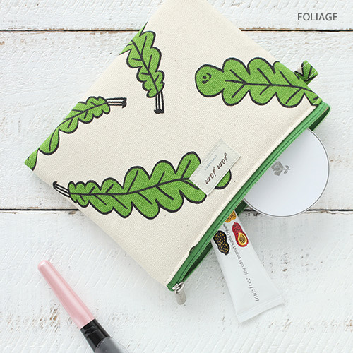 Foliage - Jam Jam toilon pattern rectangular pouch