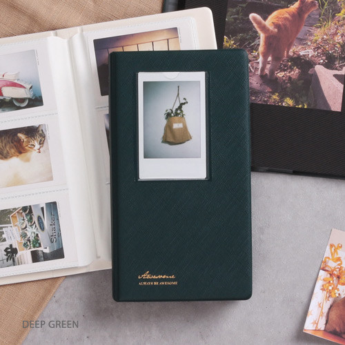 Deep green - Awesome instax mini slip in photo album