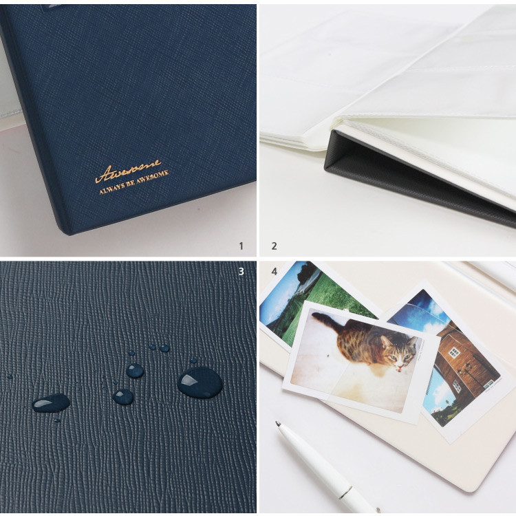 Detail of Awesome instax mini slip in photo album