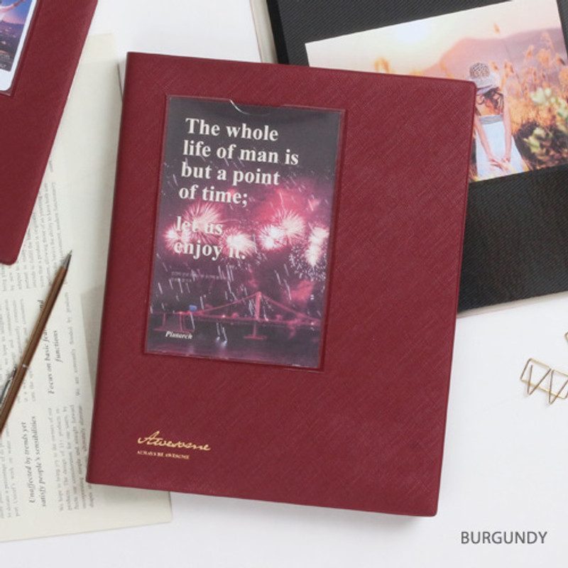 Burgundy - Awesome self adhesive photo album