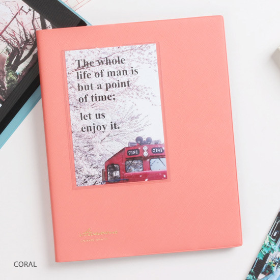 Coral - Awesome self adhesive photo album
