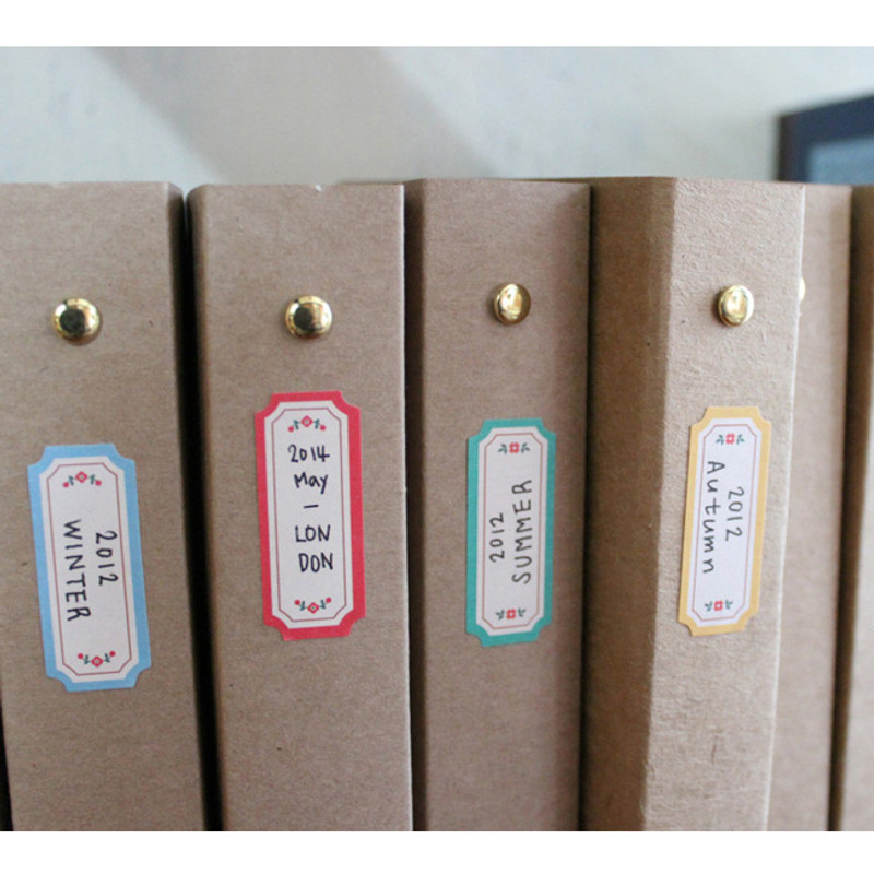 Retro Label deco paper sticker