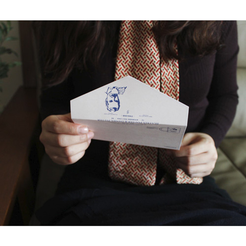 Afternoon tea - Letter card with label and string