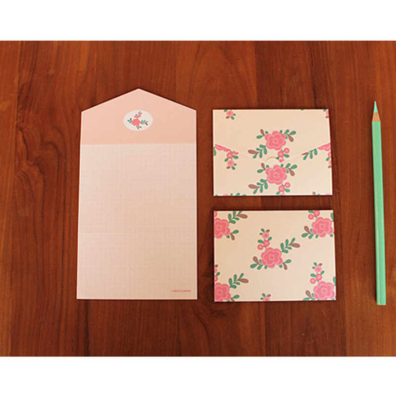 1972 pattern small folded card set