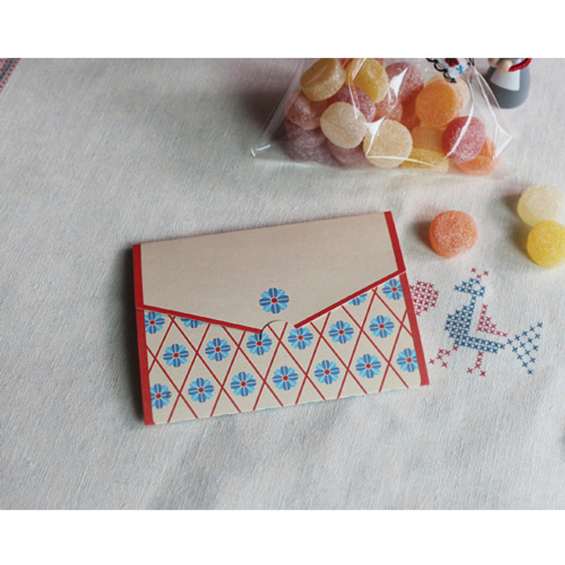 1972 pattern small folded card set