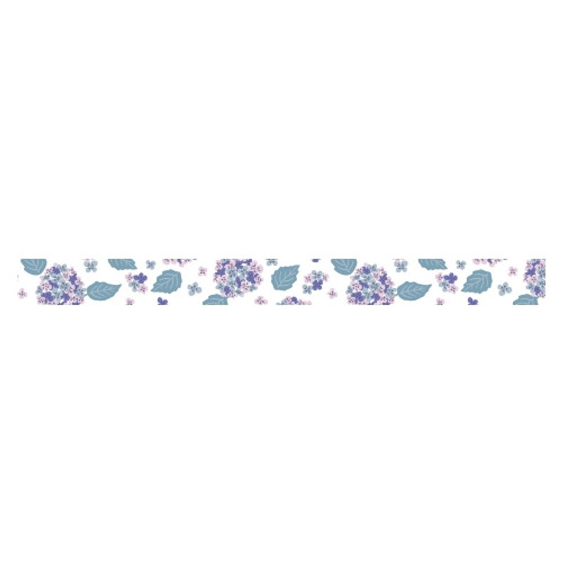 Deco 0.59"X11yd masking tape single - Hydrangea  Deco 0.59"X11yd masking tape single - Hydrangea