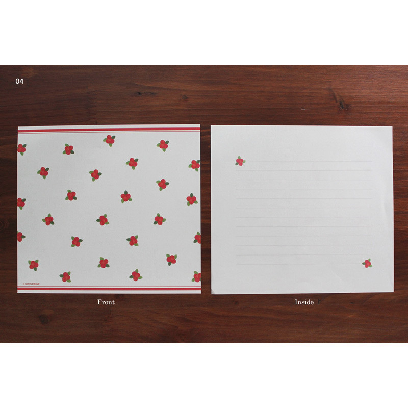 04 - Nature rolled up letter with label and string