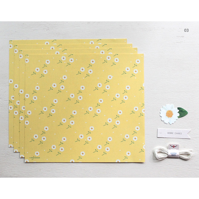 03 - Nature rolled up letter with label and string