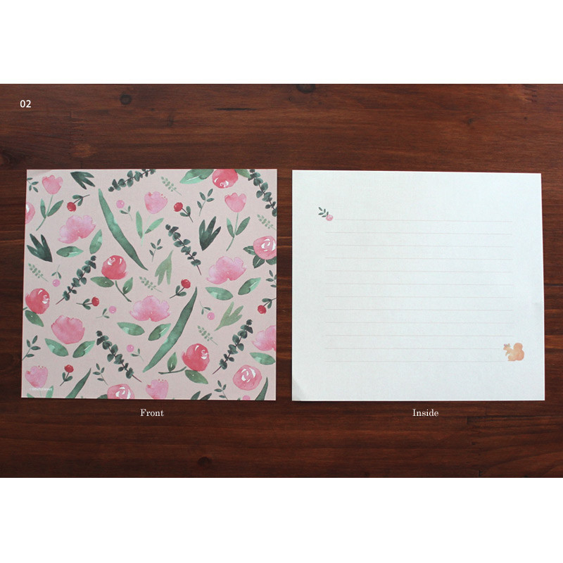 02 - Nature rolled up letter with label and string