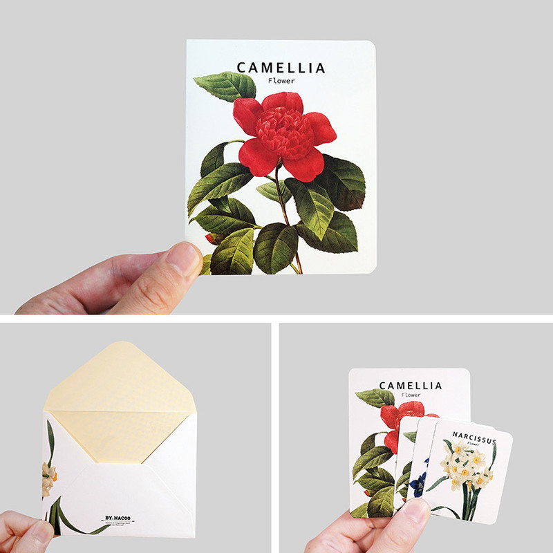 Detail of Flower illustration card set ver.4 Detail of Flower illustration card set ver.4