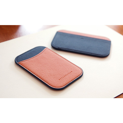 01 - Simple two tone flat card holder