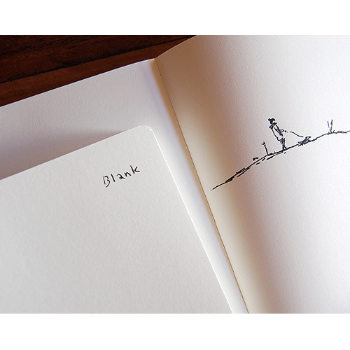 White A5 size plain notebook