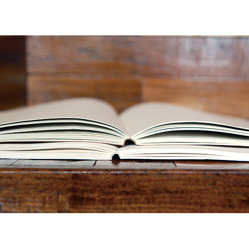 White A5 size plain notebook