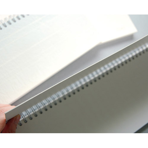 Detail of Gradation spiral undated weekly desk planner 