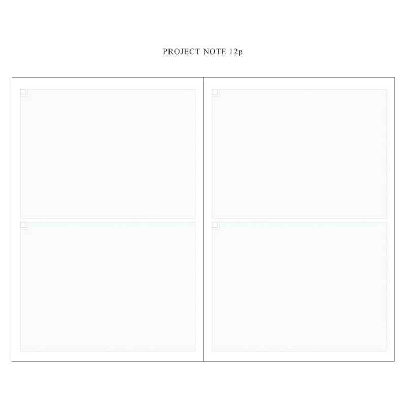 Project note - 2018 Prism monthly dated planner notebook Project note - 2018 Prism monthly dated planner notebook