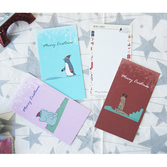 Noro story Christmas small message card