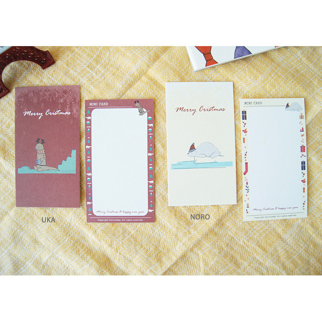 UKA, NORO - Noro story Christmas small message card