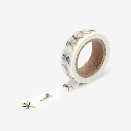 Deco 0.59"X11yd single masking tape - Athlete 